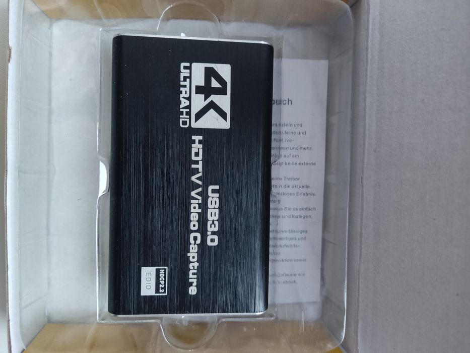 4K 1080P 60fps HD Захоплювальна Карта HDTV  Сумісна з USB 3.0