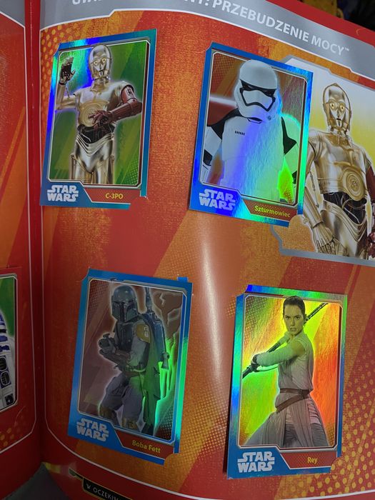 karty i figurki star wars