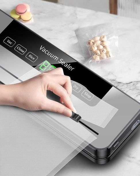 Вакууматор з цифровим дисплеєм+пакети