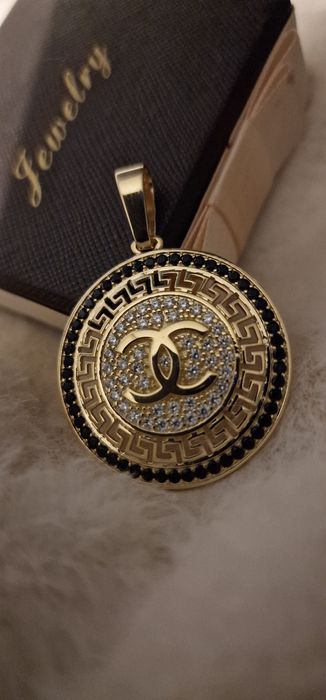 Złota zawieszka chanel pr.333 Nowa!!!