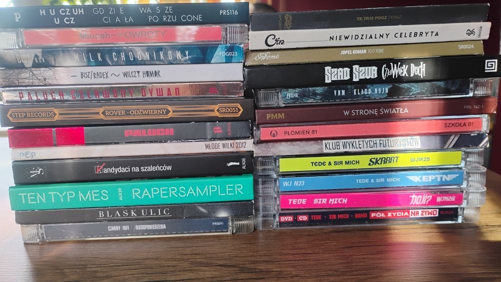 Zestaw 24 płyt rap hip-hop