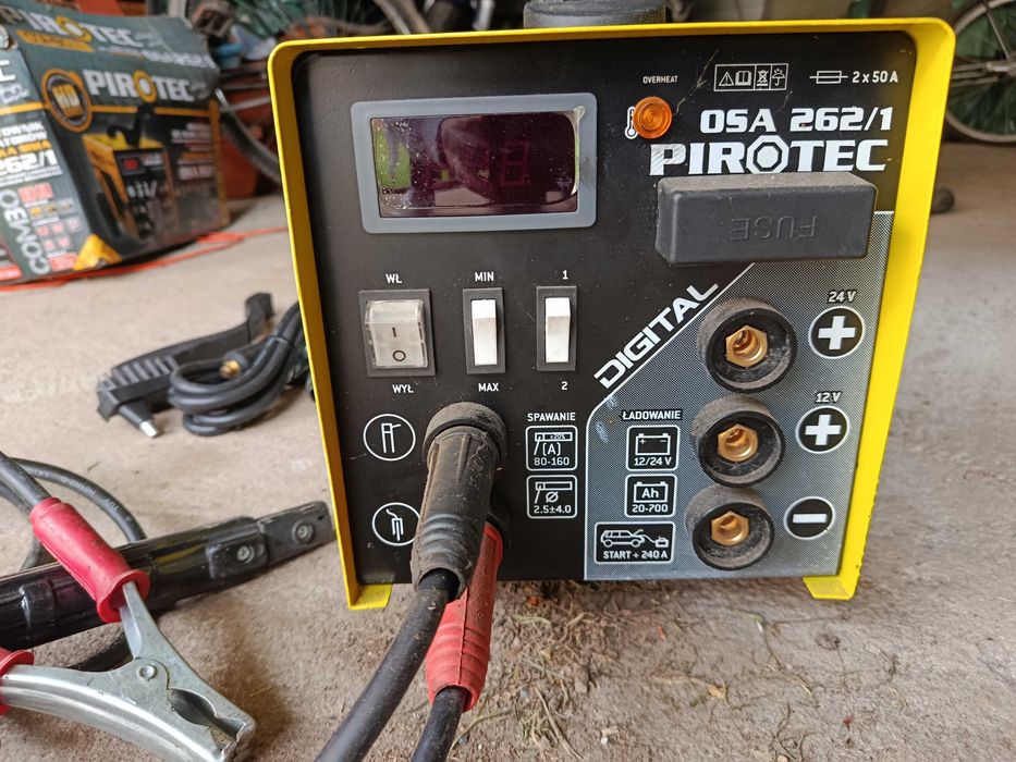 Pirotec Spawarka MMA + prostownik Osa 262/1