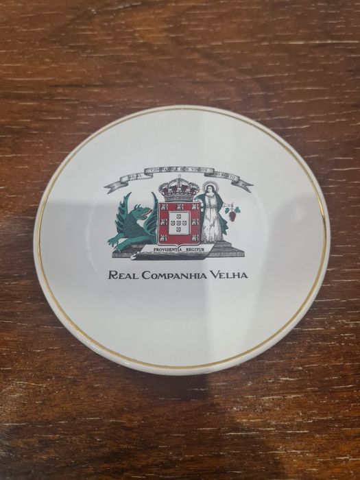 Real Companhia Velha prato publicitário