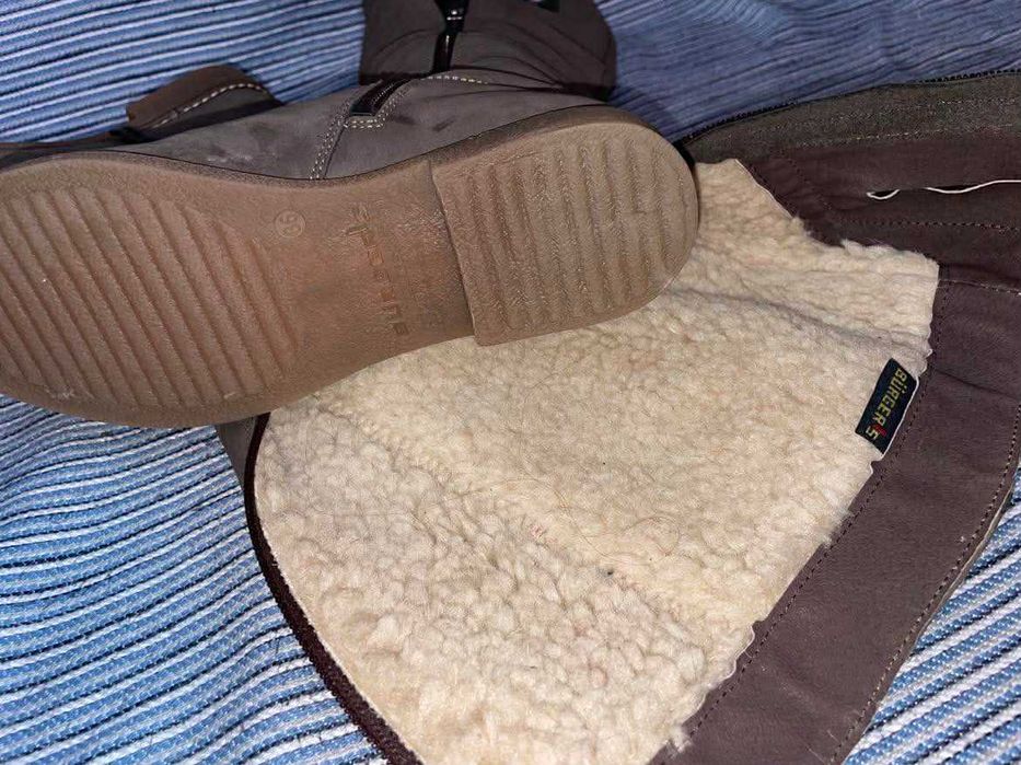 Чотоби зимові AQUASTOP з натуральних матеріалів, нові, р36