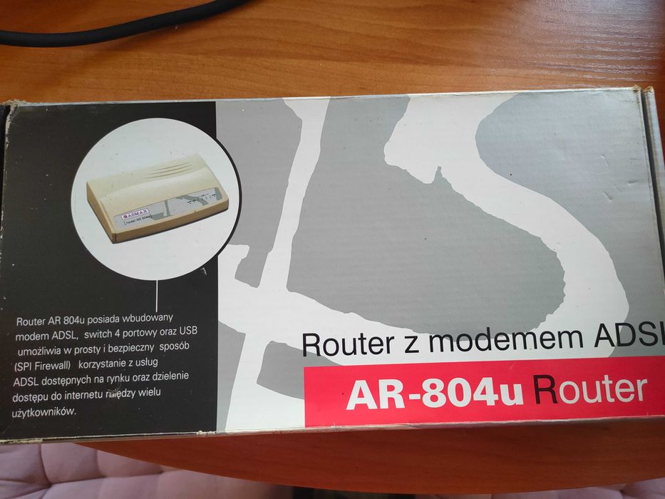 Router ASMAX 804u z modemem ADSL