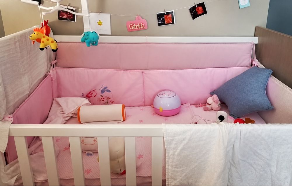 Cama de crianca em bom estado com colchao