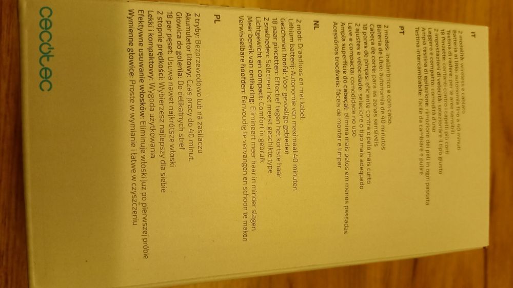 Depilator z funkcją golenia NOWY