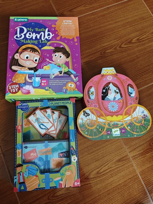 Pack de jogos e puzzle