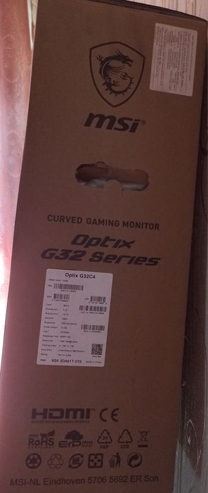 Монитор фирмы  msi. Optix G32 Series