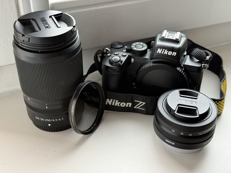 DWA OBIEKTYWY - Nikon Z50 bardzo dobry stan / 16-50 i 50-250