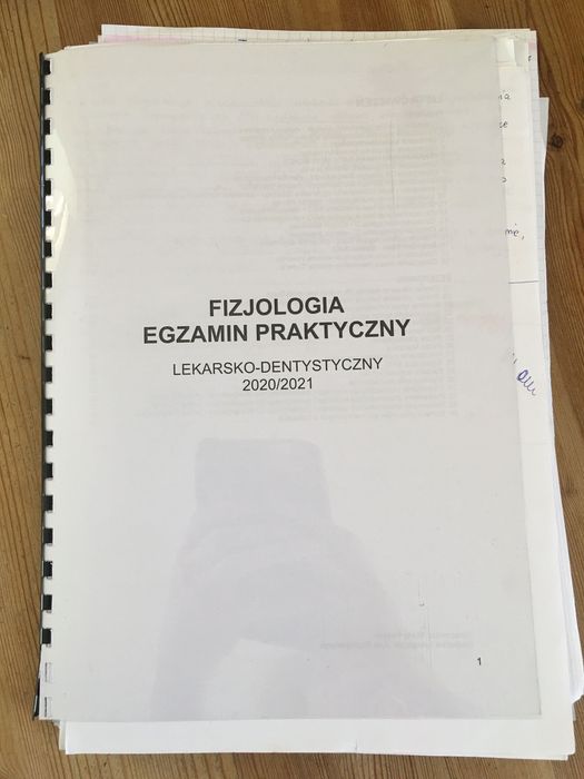 Fizjologia egzamin praktyczny