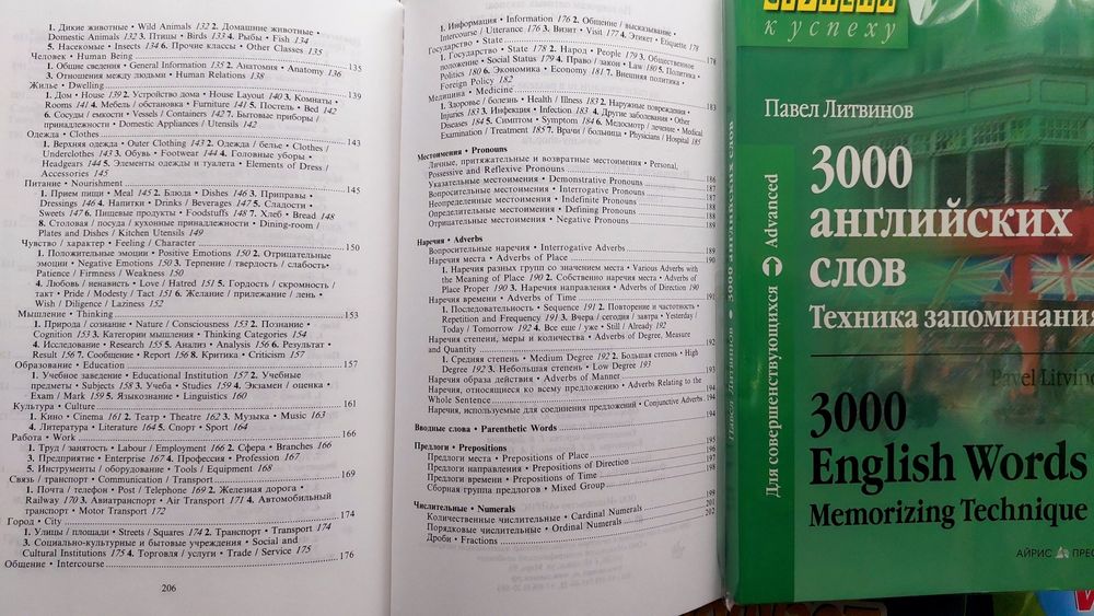 Английский язык техника запоминания слов  Литвинов 3000 слов
