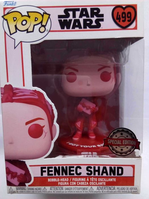 Funko Pop!  Fennec Shand różowy 499 Star Wars Special Edition pink