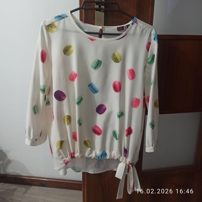 Bluzka damska z długim rękawem