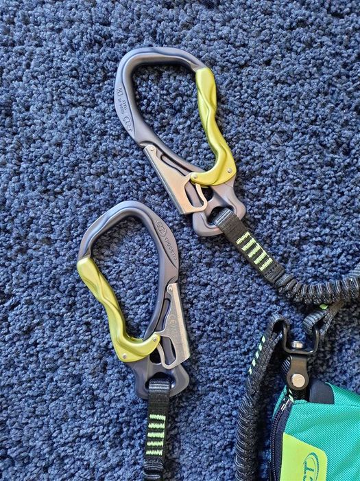 Zestaw via ferrata kask uprząż lonża WYPOŻYCZENIE cała Polska