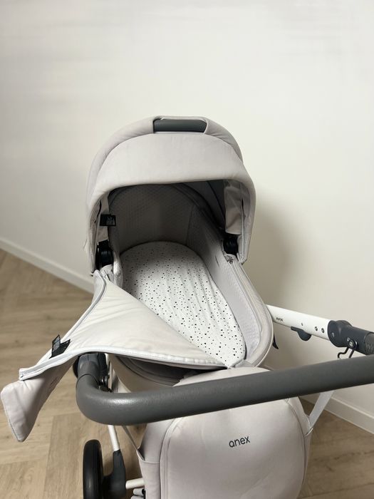 Wózek anex m type szaro-bialy 2w1