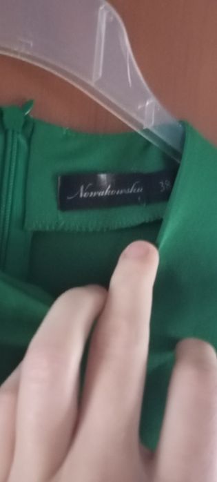 Sukienka butelkowa zieleń r.38 Nowakowska