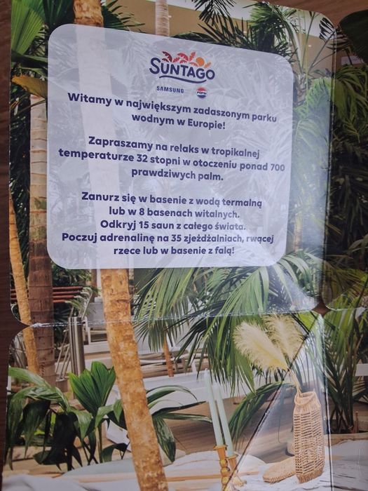 Bilety do suntago ważne do 31.10.2026