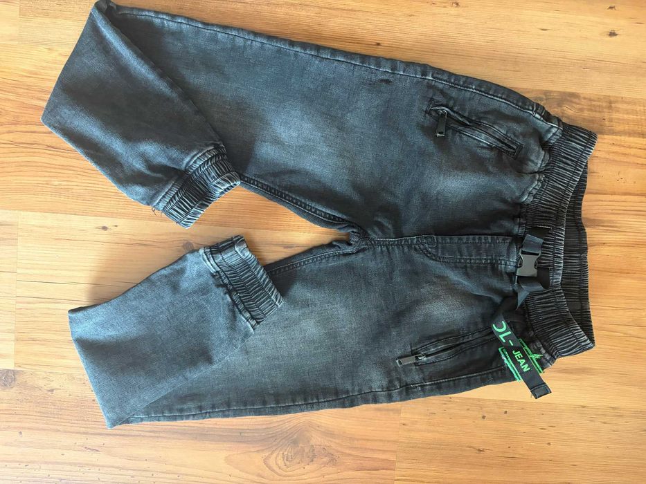 Spodnie chłopiece joggery jeans rozm. 152 cm stan idealny!