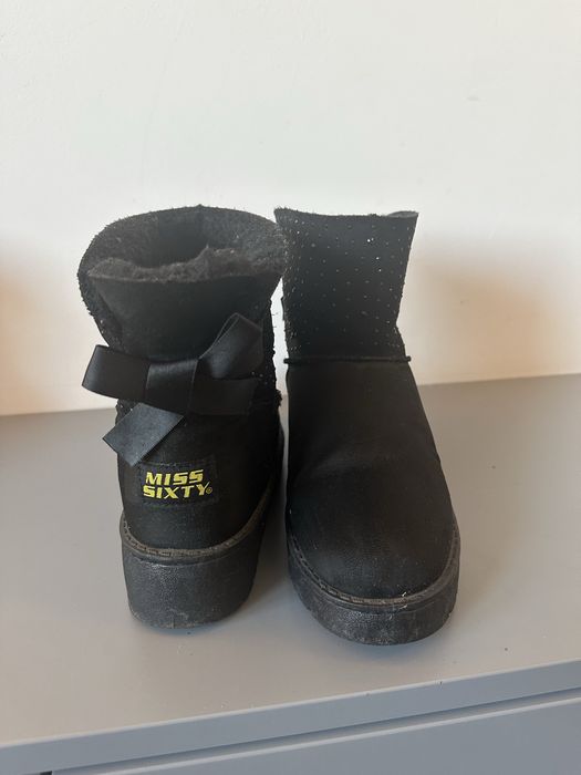 Угги Miss Sixty чорного кольру з блискітками