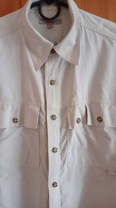 Сорочка чоловіча Gliver з довгим рукавом та кишенями, розмір М