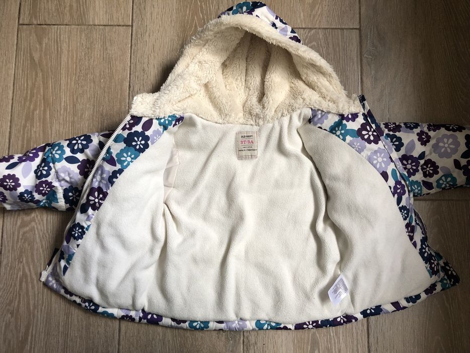 Демисезонная теплая куртка Old Navy 3T, утепленная осенняя демісезонна