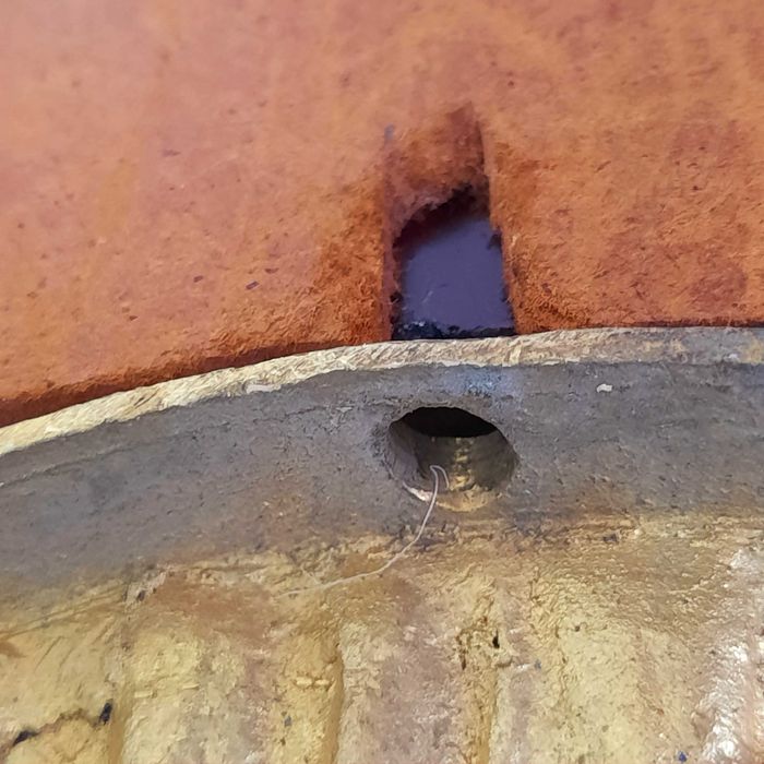 Vinnage, espelho de parede de latão, espelho em formato vitoriano