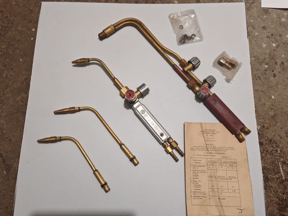 Ацетиленовий газовий пальник і різак