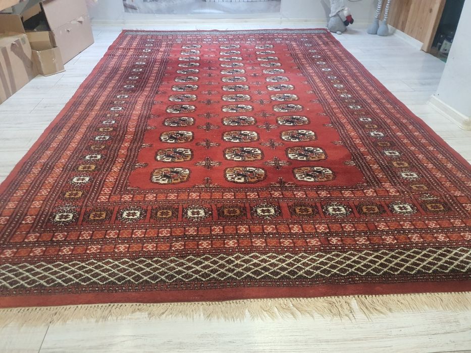 Duży wełniany dywan PAKISTAN BOKHARA 288x177 - Ręcznie tkany, Wełna