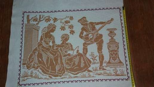 Quadro Ponto Cruz- Serenata