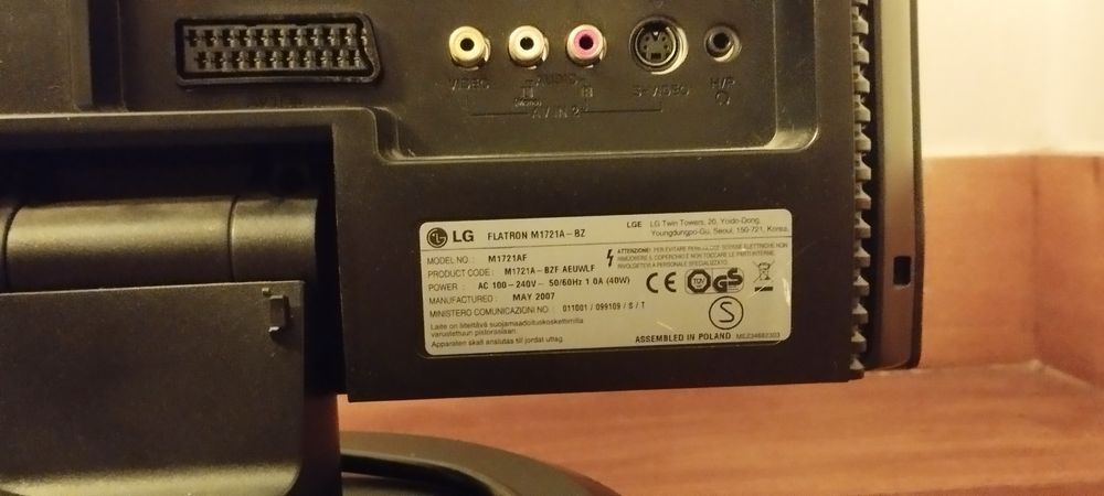 Monitor LG antigo