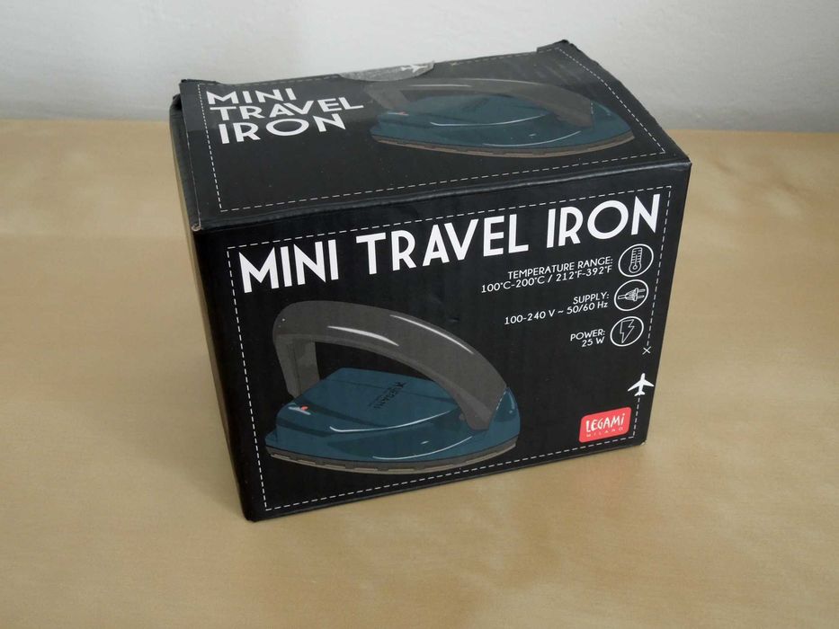 Ferro de engomar de viagem - novo - Mini Travel Iron - Legami (Milano) - 25W