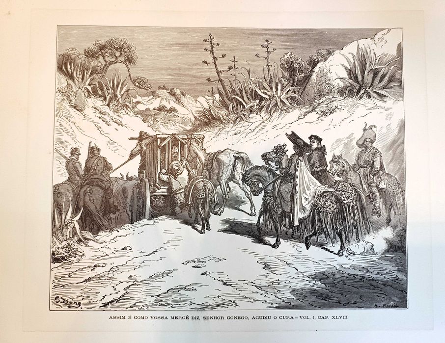 Gravuras Dom Quixote de la Mancha Gustave Doré H. Pisan 1866 12