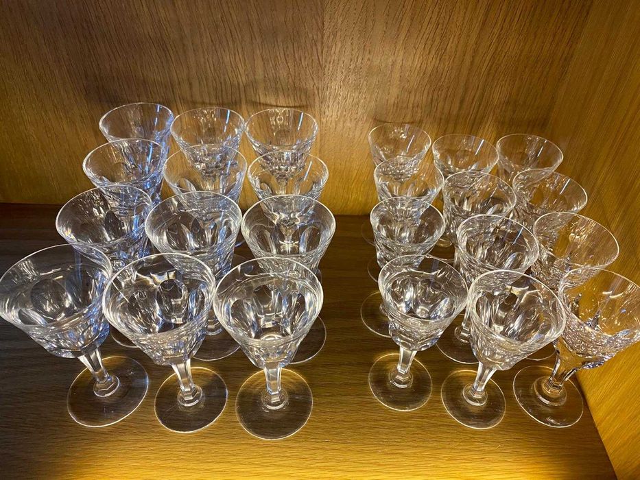 12 + 12 Copos Cristal da Boémia