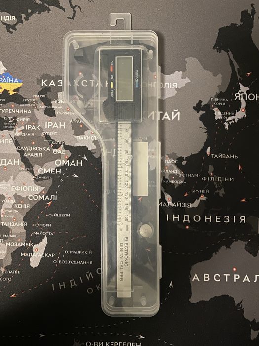 Електронний цифровий штангенциркуль мікрометр з LCD дисплеєм