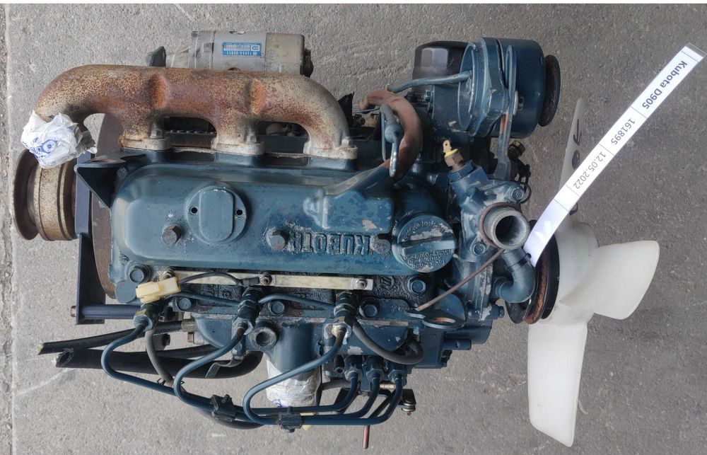 Silnik Kubota D905 poj 0,898L sprawdzony 3 cyl gwarancja rozruchowa