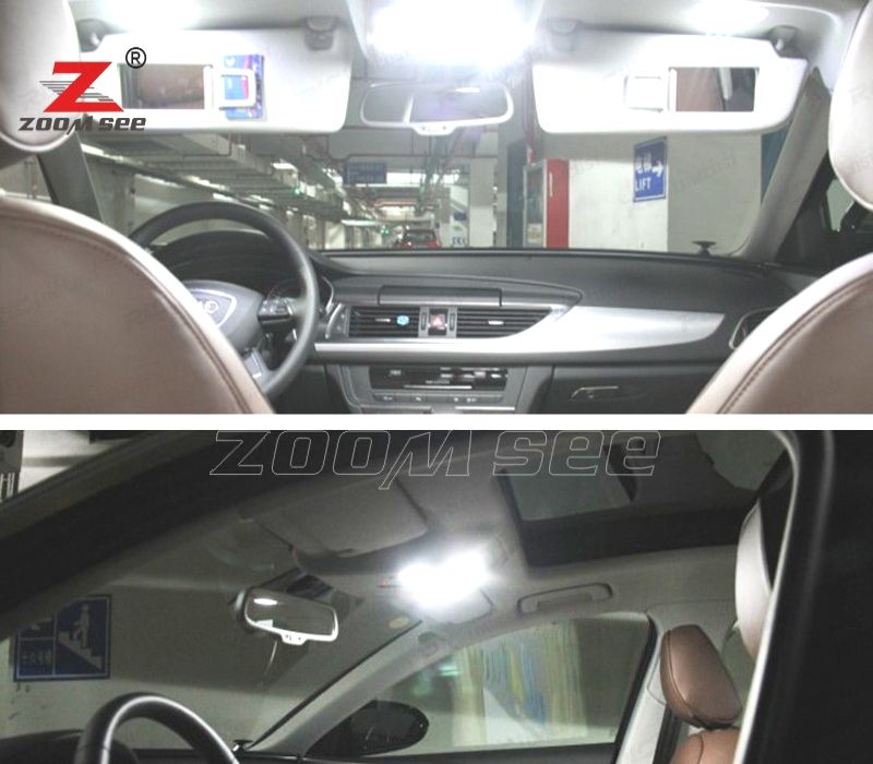 KIT COMPLETO DE 19 LÂMPADAS LED INTERIOR AUDI A6 S6 RS6 C7 AVANT WAGON 2012 +