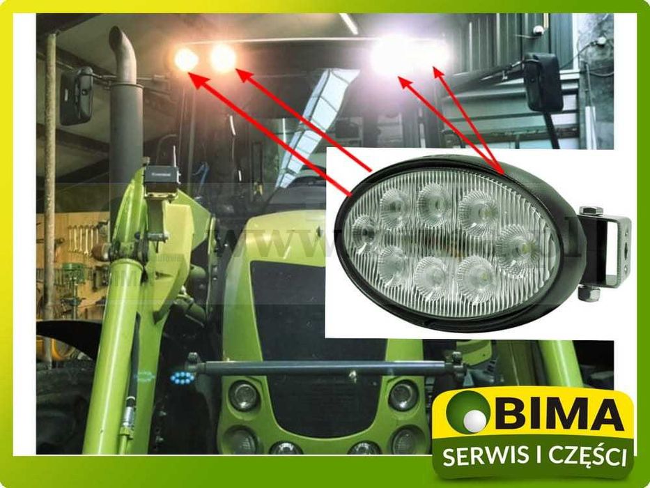 LAMPA LED CLAAS Ares Arion Axion Axos mocna szperacz super jakość HIT