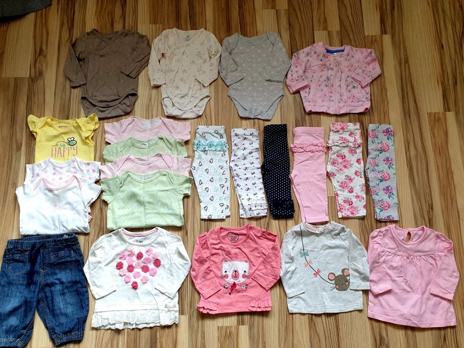 Zestaw ubran paka dla dziewczynki 3-6 miesiecy