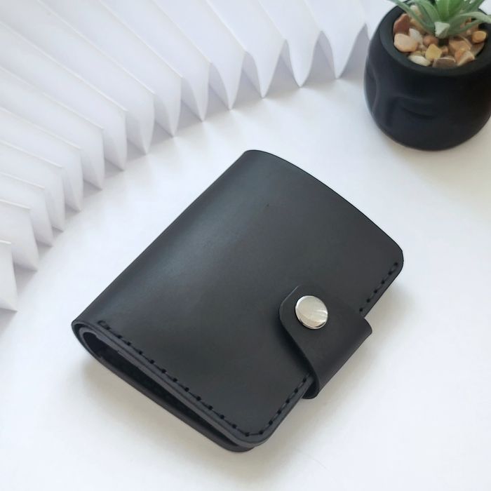 Гаманець унісекс з натуральної шкіри,  ручна робота.  Гравіювання. Под