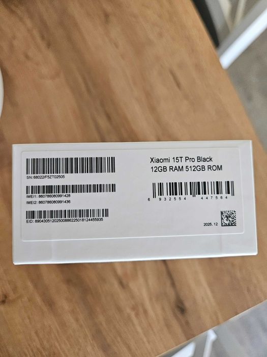 Xiaomi 15T pro 12/512gb nowy, nieodpakowany bez rat 2 lata gwarancji