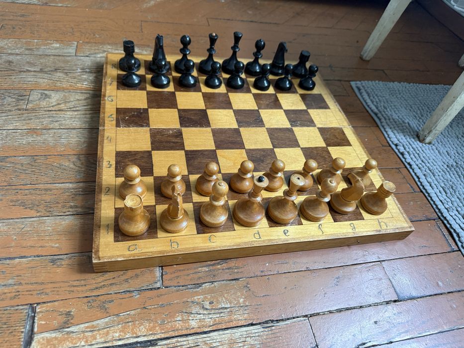 Шахматы винтажные доска 40 см