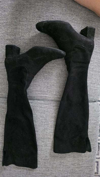 Zara muszkieterki kozaki długie uda 40 /26 cm/