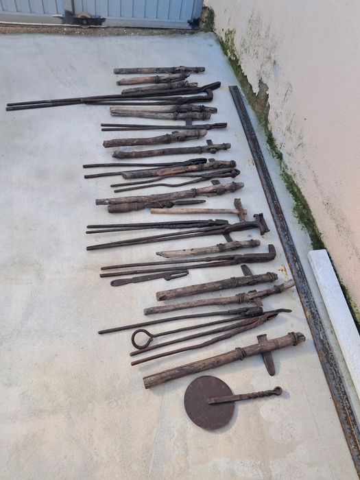 Forja antiga, ferramentas.