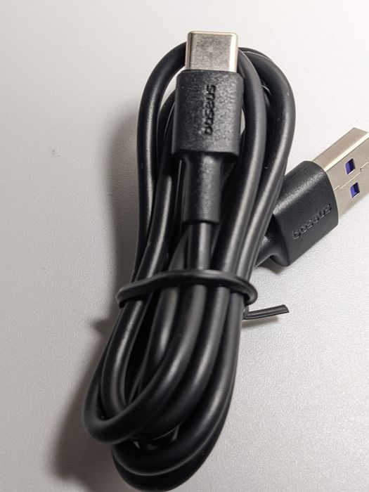 NOWY Kabel Baseus USB-C 5A | SuperCharge | Gruby i Solidny (ponad 1m)