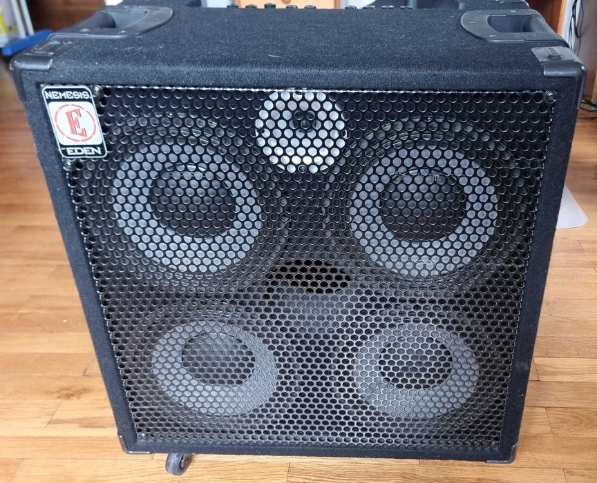 Wzmacniacz basowy combo Eden Nemesis RS410 600W + case