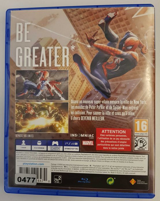 Spider Man - Ps4