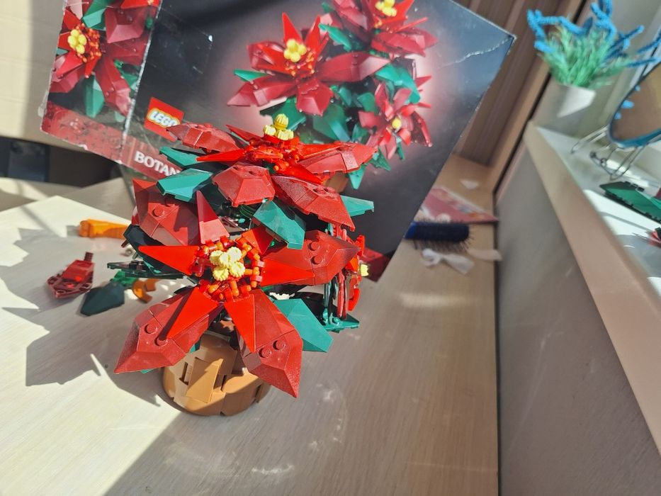 LEGO 10370 Botanicals Пуансетія конструктор квітка