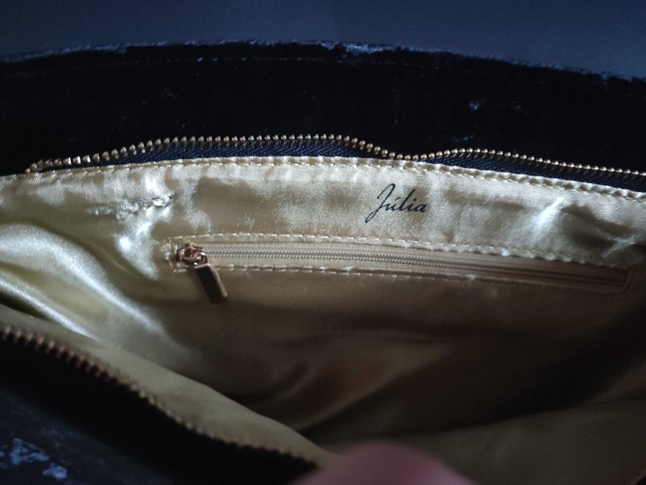 М'який чорний клатч, вечірня сумочка