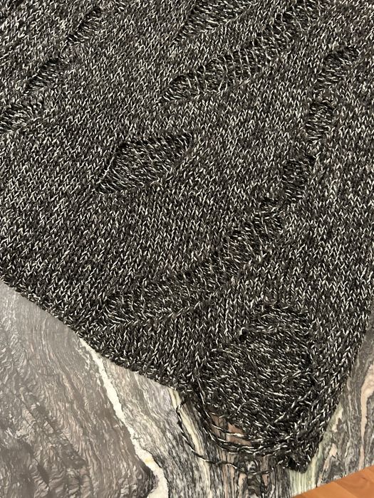 Sweter - czarny / szary Bershka rozm. M